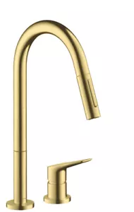 Hansgrohe 2-hole sink mixer Axor 34822950 Brushed Brass