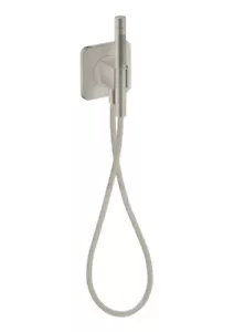 Hansgrohe hose connection and shower holder Axor 49626800 stainless steel optic