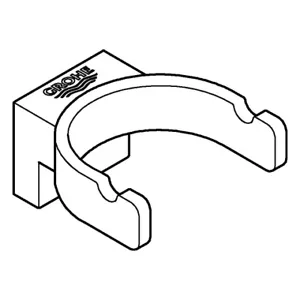 GROHE bathrobe hook Selection 41049 41049DC0 supersteel