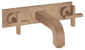 Hansgrohe 3-hole basin arm.Axor Citterio 39144310 Polished Red Gold