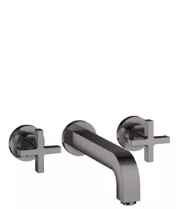 Hansgrohe 3-hole basin arm.Axor Citterio 39143330 Polished Black Chrome