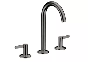 Hansgrohe 3-hole basin faucet 170 Axor One 48050330 Polished Black Chrome