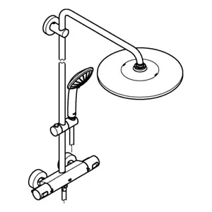 GROHE shower system Euphoria 310 26723 26723000 chrome