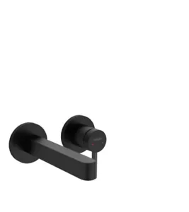 Hansgrohe 2-hole basin mixer concealed 76051670 matt black