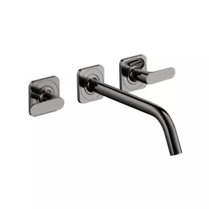 Hansgrohe 3-hole basin arm.Axor Citterio M 34315330 Polished Black Chrome
