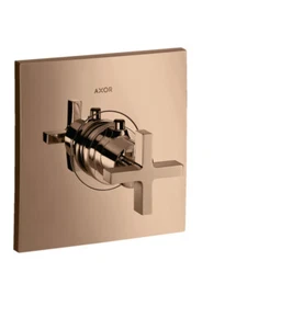 Hansgrohe Thermostat Concealed Axor Citterio 39716300 Polished Red Gold