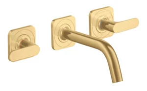 Hansgrohe 3-hole basin arm.concealed Axor 34313250 Brushed Gold Optic