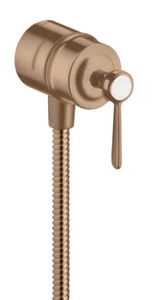 Hansgrohe wall shut-off valve Axor Montreux 16883310 Brushed Red Gold