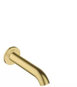 Hansgrohe bath spout Axor Uno curved 38411950 Brushed Brass