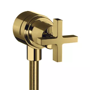 Hansgrohe Fixfit Stop wall shut-off valve Axor 39883990 Polished Gold Optic
