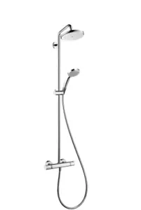 Hansgrohe Showerpipe Croma 220 EcoSmart chrome 27188000