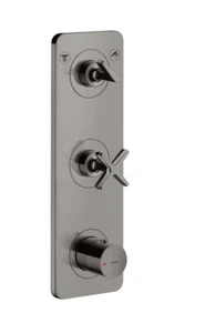 Hansgrohe thermostat module flush-mounted Axor 36703330 Polished Black Chrome
