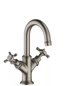 Hansgrohe 2-handle basin faucet Axor 16505800 stainless steel optic