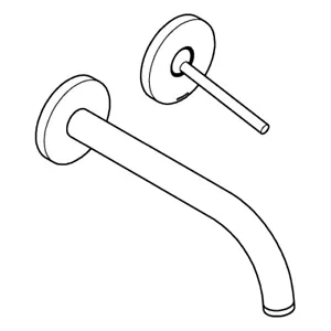 GROHE 2L  wall Mixer Atrio 29406 29406DC0 supersteel