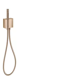 Hansgrohe hose connection and shower holder Axor 46520300 Polished Red Gold