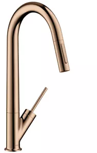 Hansgrohe sink mixer Axor Starck 12800300 Polished Red Gold