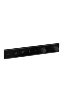 Hansgrohe Thermostat flush-mounted RainSelect 15382670 matt black