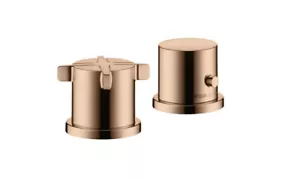 Hansgrohe 2-hole thermostat Axor Citterio E 36412300 Polished Red Gold