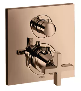 Hansgrohe Thermostat Concealed Axor Citterio 39705300 Polished Red Gold