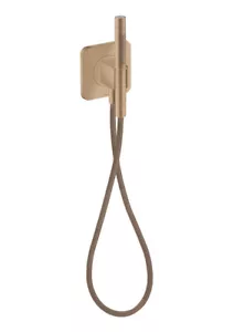 Hansgrohe hose connection and shower holder Axor 49626310 Brushed Red Gold