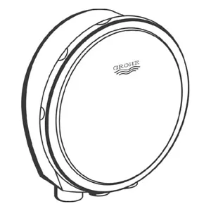 GROHE bath filler/drain/overflow set 19952DC0 supersteel