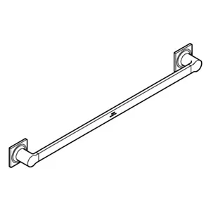 GROHE Allure bath towel holder 40341_1 40341001 chrome