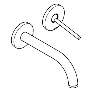 GROHE 2L  wall Mixer Atrio 29410 29410DC0 supersteel