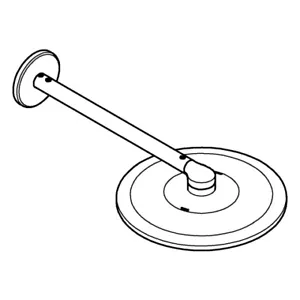 GROHE Rainsh overhead shower set. SmartActive 22123KF0 phantom black