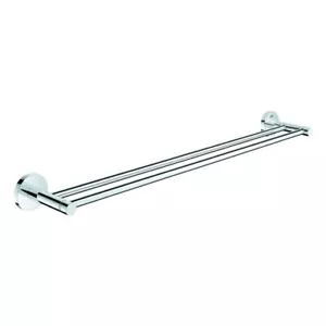 GROHE Double Bath Towel Holder Essentials 40802001 chrome