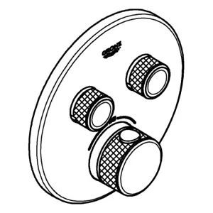 GROHE thermostat Grohtherm SmartControl 29507KF0 phantom black