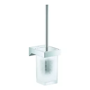 GROHE Selection Cube toilet brush set 40857000 chrome