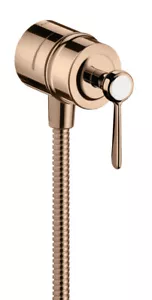 Hansgrohe wall shut-off valve Axor Montreux 16883300 Polished Red Gold