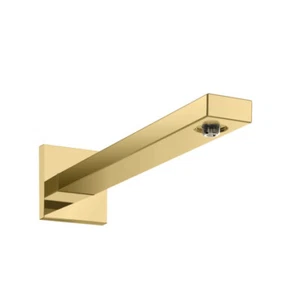Hansgrohe shower arm Square 389 mm 27694990 Polished Gold Optic