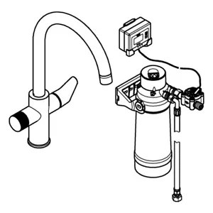 GROHE Starter Kit GROHE Blue Pure 30582000 chrome