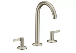 Hansgrohe 3-hole basin faucet 170 Axor One 48050820 Brushed Nickel