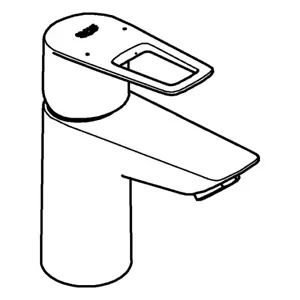 GROHE basin Mixer BauLoop 23878_1 23878001 chrome