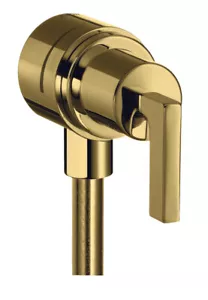 Hansgrohe Fixfit Stop wall shut-off valve Axor 39882990 Polished Gold Optic