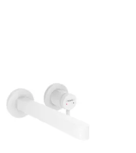 Hansgrohe 2-hole basin mixer concealed 76050700 matt white