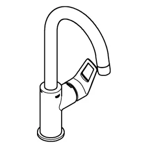 GROHE basin Mixer BauLoop 23891_1 23891001 chrome