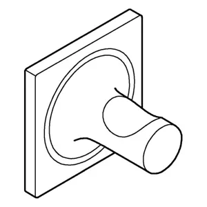 GROHE Allure bathrobe hook 40284_1 40284001 chrome