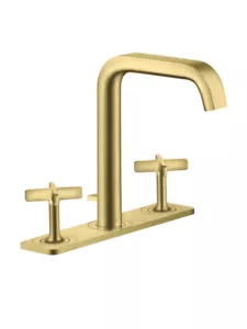 Hansgrohe 3-hole basin faucet Axor 36116950 Brushed Brass
