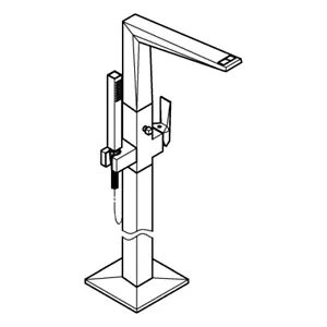 GROHE  bath mixer Allure Brilliant 24348DC0 supersteel