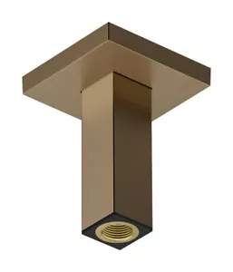 Hansgrohe ceiling connection E 100mm 24338140 Brushed Bronze
