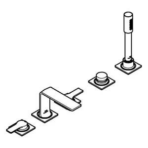 GROHE 5-L bath combination Allure 25221001 chrome