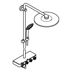 GROHE shower system Euphoria SmartControl 22120KF0 phantom black