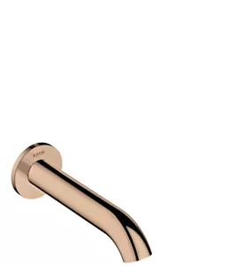 Hansgrohe Bath Spout Axor Uno curved 38411300 Polished Red Gold