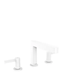 Hansgrohe 3-hole basin faucet 110 Finoris 76033700 matt white