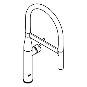GROHE  sink mixer Essence 30503 30503DC0 supersteel