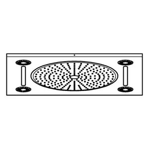 GROHE ceiling shower Rainshower Aqua 15 26888000 chrome