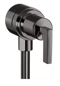 Hansgrohe Fixfit Stop wall shut-off valve Axor 39882330 Polished Black Chrome
